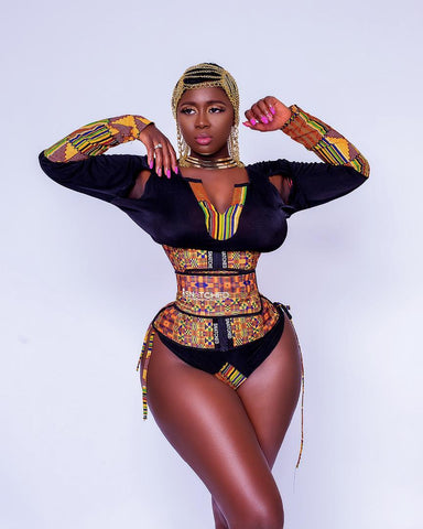 African Waist Single Strap